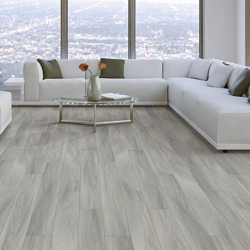 Living Room Gray Greige Luxury Vinyl Plank LVP - CarpetsPlus COLORTILE of Racine in  Racine, WI