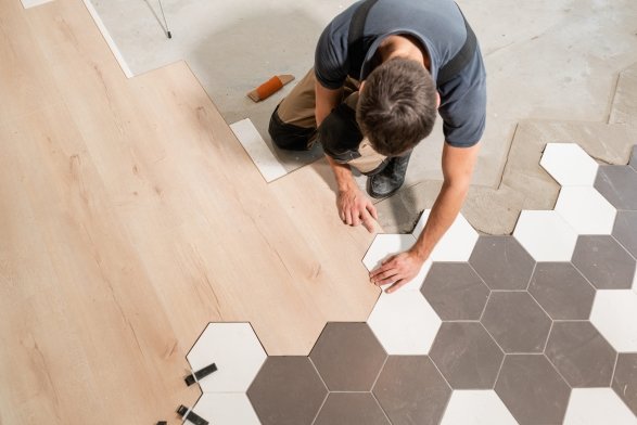 Flooring installation services in Racine, WI